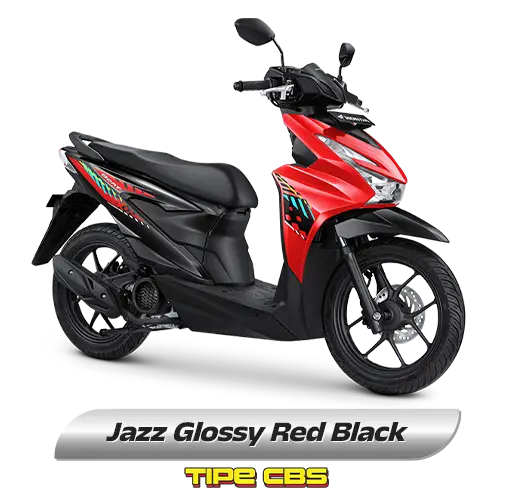 JAZZ GLOSSY RED BLACK